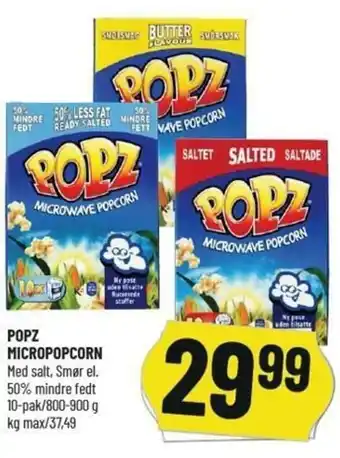 Løvbjerg Popz Micropopcorn 800-900g tilbud