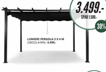 My Home Lumiere pergola 3x4m tilbud