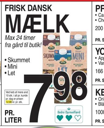 ABC Lavpris Mælk tilbud