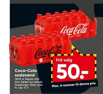 Bilka Coca-cola sodavand tilbud