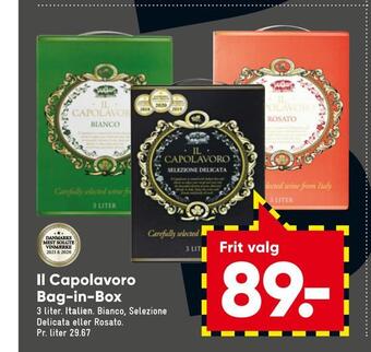 Bilka Il capolavoro bag-in-box tilbud