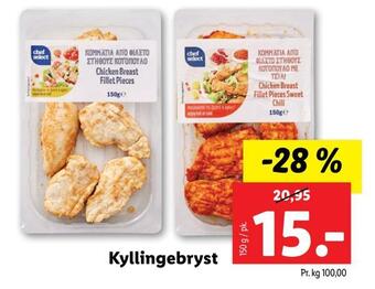 Lidl Kyllingebryst tilbud