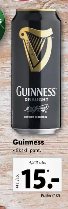 Lidl Guinness tilbud