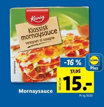 Lidl Mornaysauce tilbud