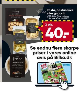 Bilka Pasta, pastasauce eller gnocchi tilbud