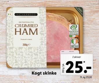 Lidl Kogt skinke tilbud