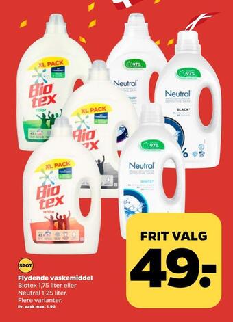 Netto Flydende vaskemiddel tilbud
