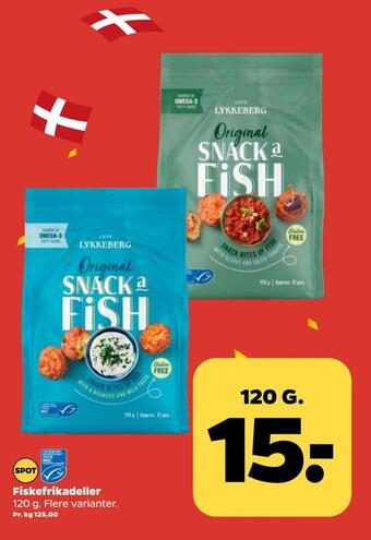 Netto Fiskefrikadeller tilbud