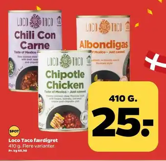 Netto Loco taco færdigret tilbud