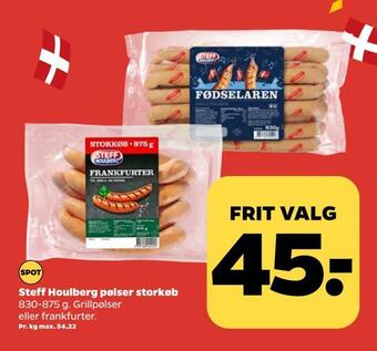 Netto Steff houlberg pølser storkøb tilbud