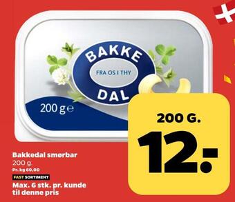 Netto Bakkedal smørbar tilbud