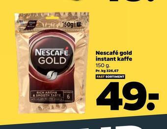 Netto Nescafé gold instant kaffe tilbud