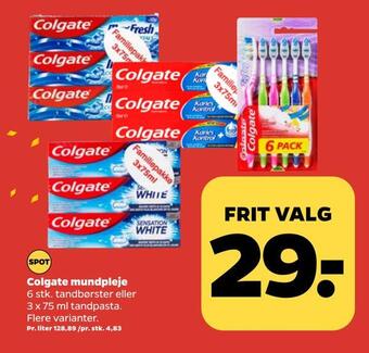 Netto Colgate mundpleje tilbud