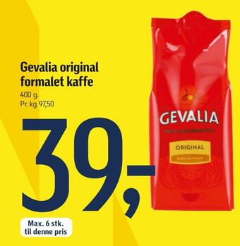 Føtex Gevalia original formalet kaffe tilbud