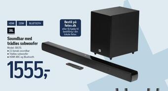 Føtex Soundbar med trådløs subwoofer tilbud