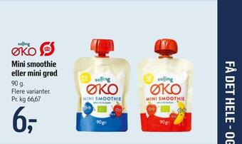 Føtex Mini smoothie eller mini grød tilbud