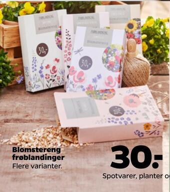 Blomstereng frøblandinger