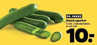 Netto Snack agurker tilbud