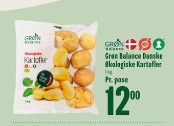 Min Købmand Grøn balance danske økologiske kartofler tilbud