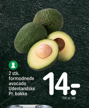 REMA 1000 2 stk. formodnede avocado udenlandske tilbud