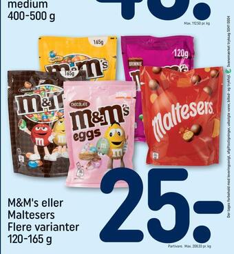 M&m's eller maltesers
