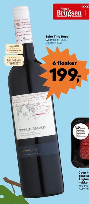 Kvickly Spier title deed tilbud