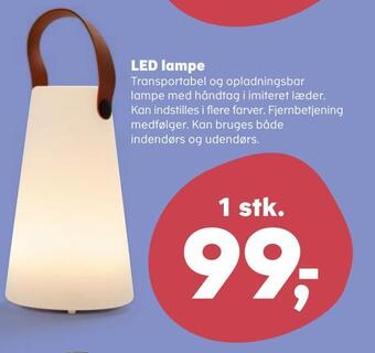 Kvickly Led lampe tilbud