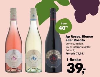 Kvickly Ap rosso, bianco eller rosato tilbud