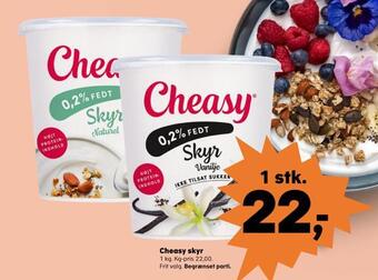 SuperBrugsen Cheasy skyr tilbud