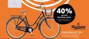 Kvickly Mustang dagmar 28 7 gear tilbud