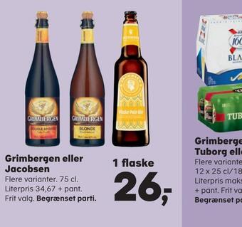 Kvickly Grimbergen eller jacobsen tilbud