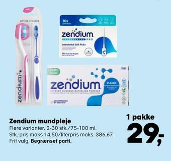 Kvickly Zendium mundpleje tilbud