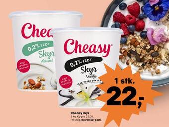 Kvickly Cheasy skyr tilbud