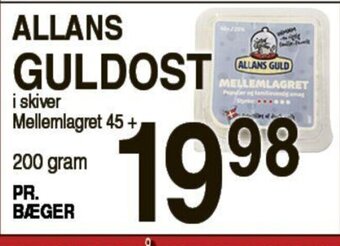 ABC Lavpris Allans Guld Ost tilbud
