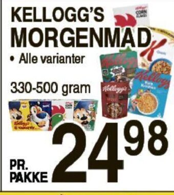 ABC Lavpris Kellogg's Morgenmad tilbud