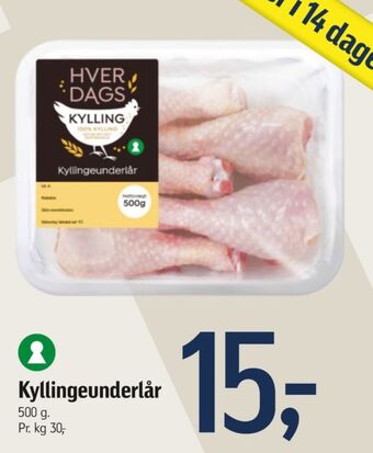 Føtex Hverdags kyllingeunderlår tilbud