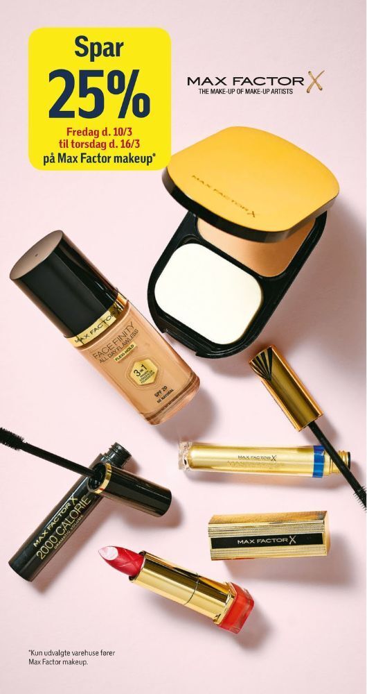 Max factor tilbud hos Føtex