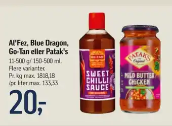 Føtex Blue dragon sushi tilbehør tilbud