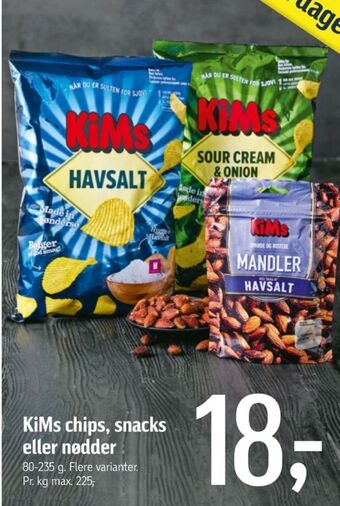Føtex Kims chips tilbud