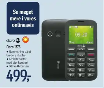 Doro 1378 mobiltelefon