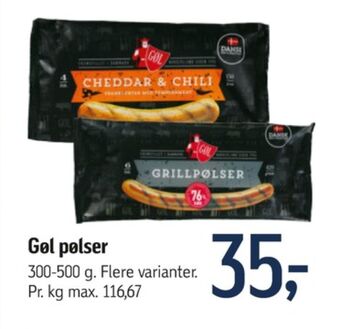 Føtex Gøl grillpølser tilbud