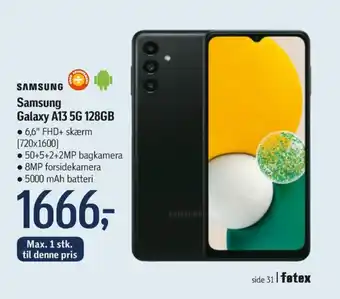 Samsung galaxy a13 mobiltelefon