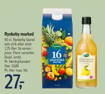 Føtex Rynkeby juiceshot tilbud