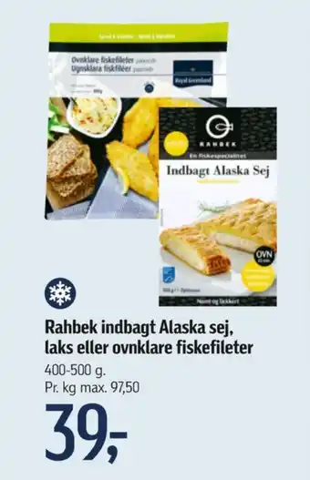 Føtex Rahbek indbagt alaska sej tilbud