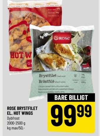 Løvbjerg Rose kyllingebrystfilet tilbud