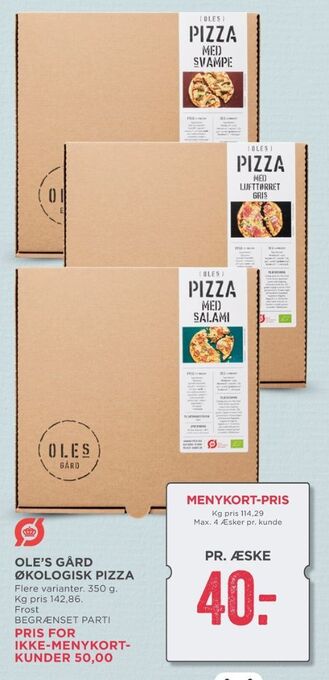 MENY Ole's pizza tilbud