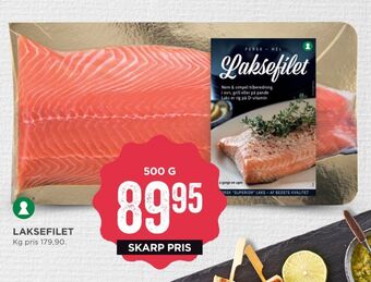 MENY Ukendt laksefilet tilbud
