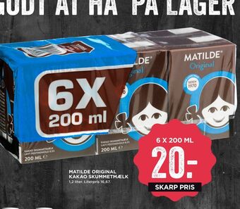 MENY Matilde chokolademælk tilbud