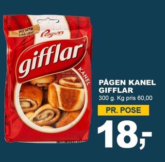 Let-Køb Pågen kanel gifflar tilbud