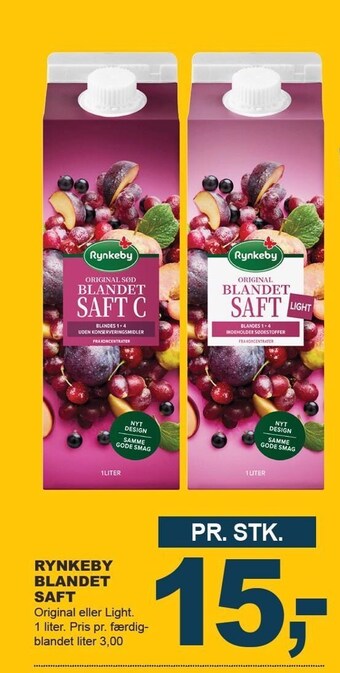 Rynkeby blandet saft